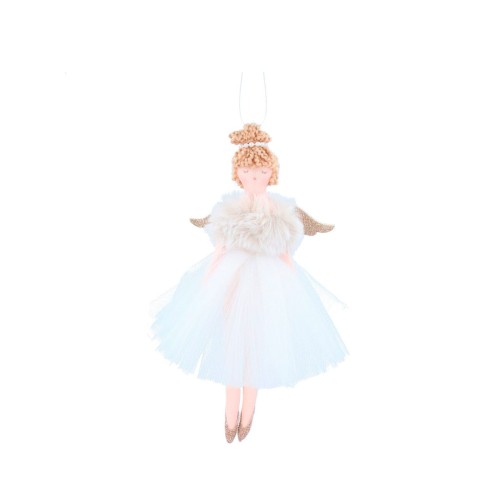 Елочная игрушка Gisela Graham Фея в белом В22