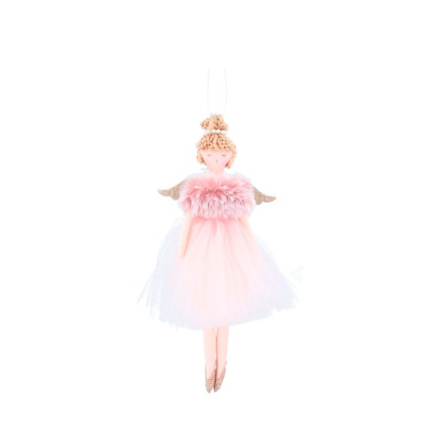 Елочная игрушка Gisela Graham Фея в розовом В22