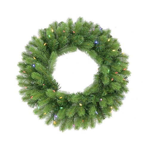 Різдвяний вінок ZELENA Бейберрі Dual Color 50LED Д61
