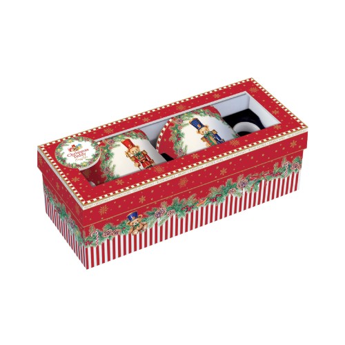 Набор кружек Easy Life Christmas Teddy 300мл х2