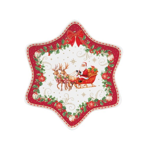 Блюдо в форме звезды Easy Life Christmas Heritage Д23