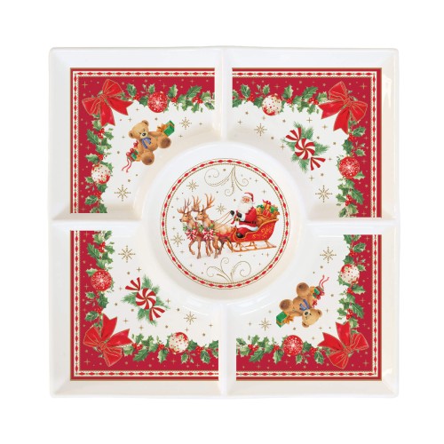Блюдо сервировочное Easy Life Christmas Heritage 25х25
