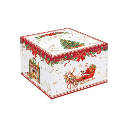 Чашки для кофе Easy Life Christmas Heritage с блюдцем 120мл х2