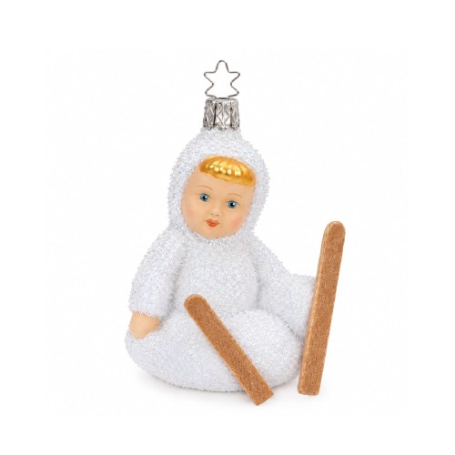 Елочная игрушка Inge Glas Ребенок с лыжами В9