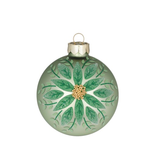 Елочный шар Inge Glas Christmas Цветок матовый Д8