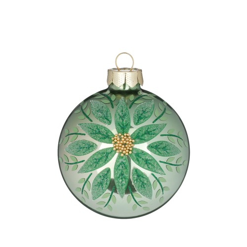 Елочный шар Inge Glas Christmas Цветок глянцевый Д8