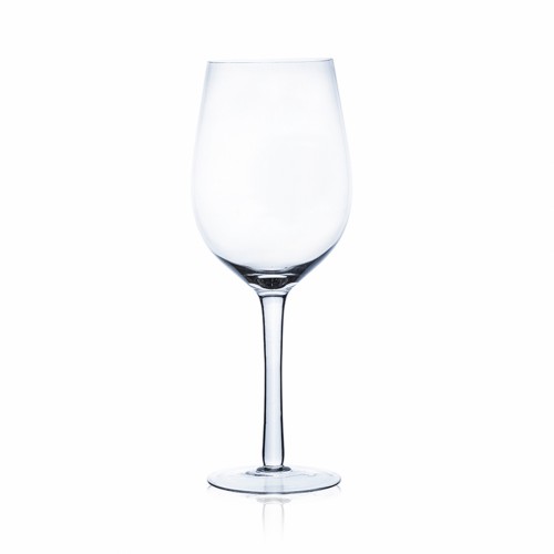 Ваза стеклянная ZELENA Бокал вина прозрачная 12х40