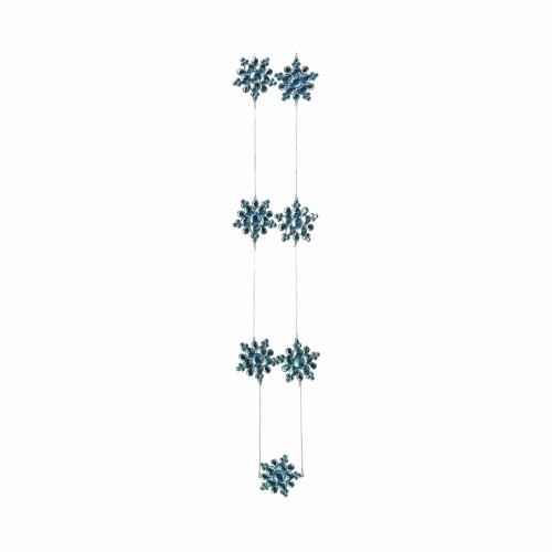 Гирлянда на елку ZELENA С голубыми снежинками Д183