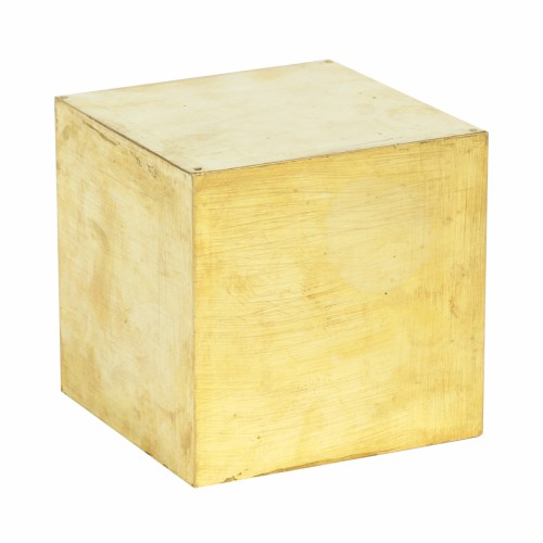 ZELENA Підставка дерев'яна Куб з листовою міддю В10