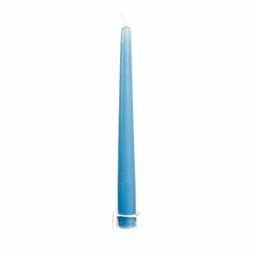 Свічка декоративна ZELENA Конус блакитний 2,3 х25
